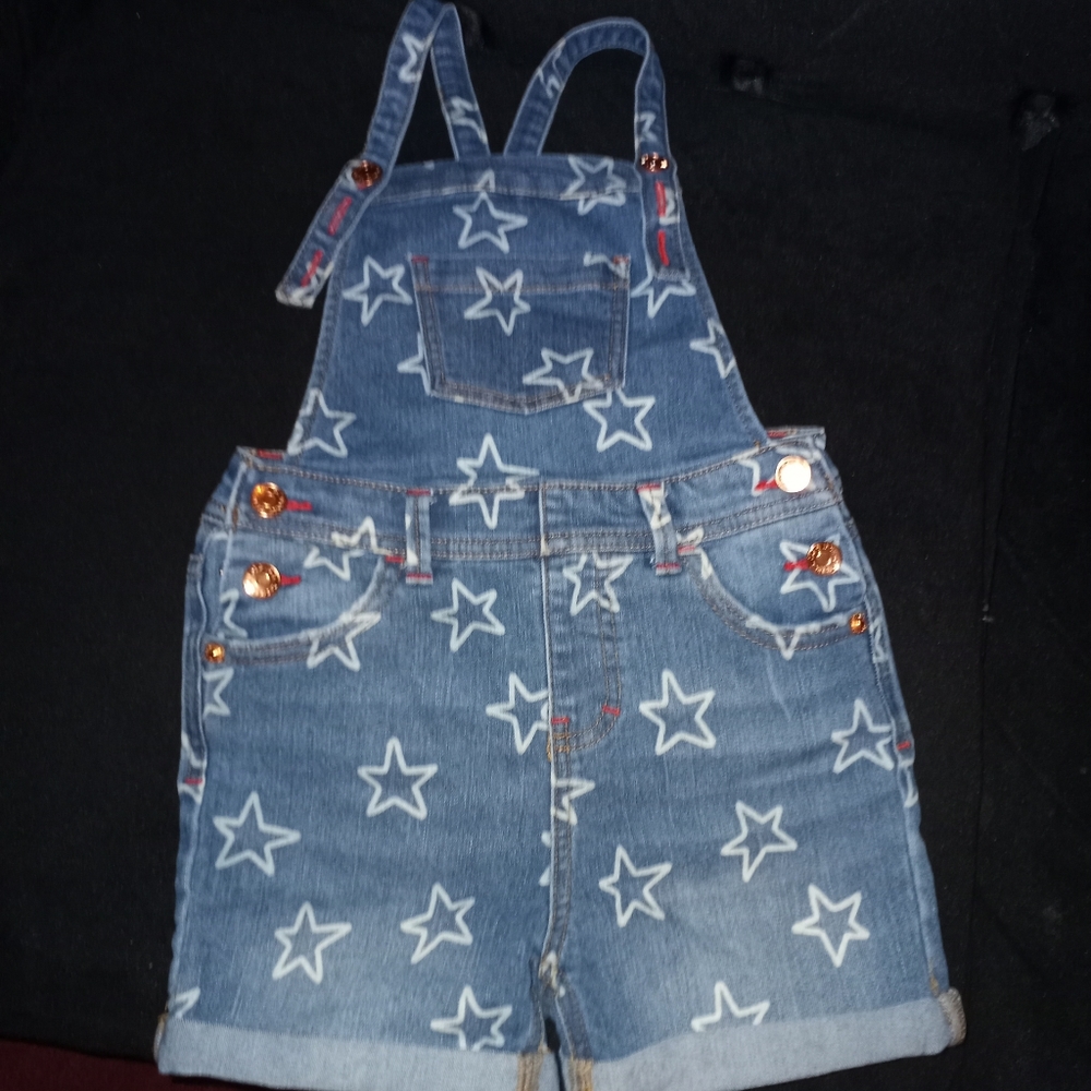 Toddler girl denim jumper